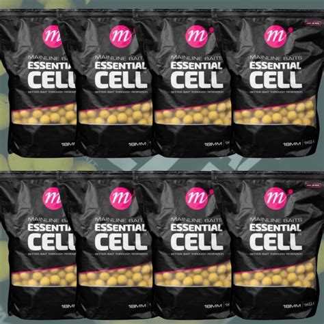 Mainline Essential Cell Shelf Life Boilies Carp Tackle Giveaways