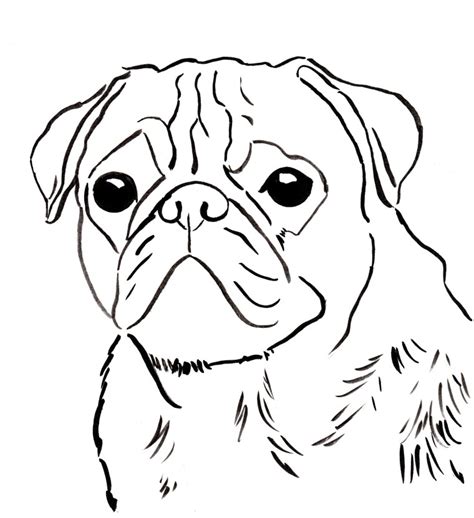 Pug Coloring Page | Art Starts