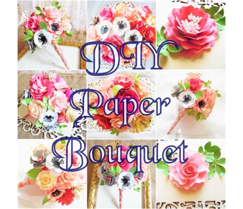 Mamas Gone Crafty How To Diy A Paper Flower Bouquet