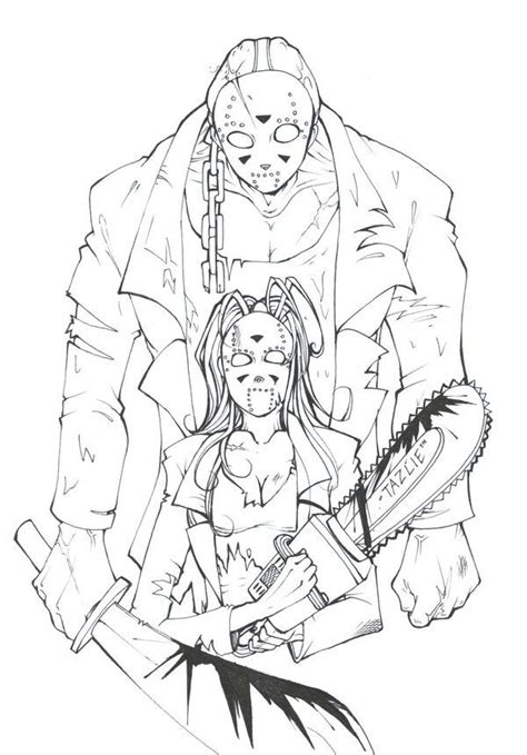 Jason Friday The Th Coloring Pages Coloring Pages