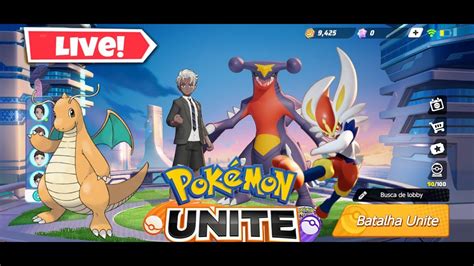 jogando Pokémon Unite ao vivo YouTube