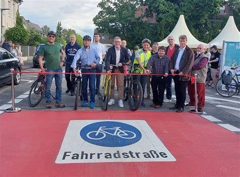 Patershäuser Straße Eröffnung der ersten Heusenstammer Fahrradstraße