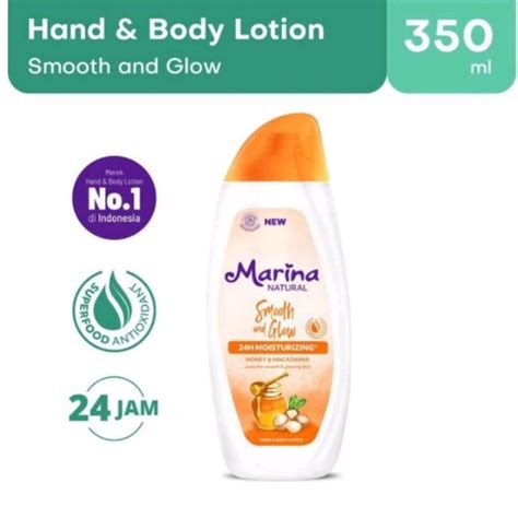 Jual Marina Natural Smoothandglow 350ml Shopee Indonesia