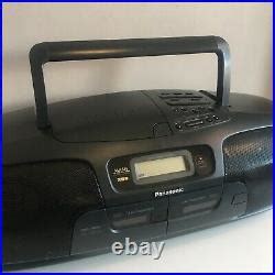 Panasonic Rx Dt Retro Portable Boombox Xbs Mash Tape Radio Cd Player