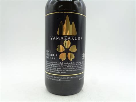 Yamazakura 山桜 ファイン ブレンデッド ウイスキー 笹の川酒造 箱入 古酒 700ml 40％ X245790日本｜売買された