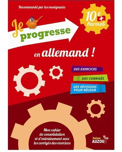 Allemand Me Harmos Je Progresse Cahier De Soutien Cahier