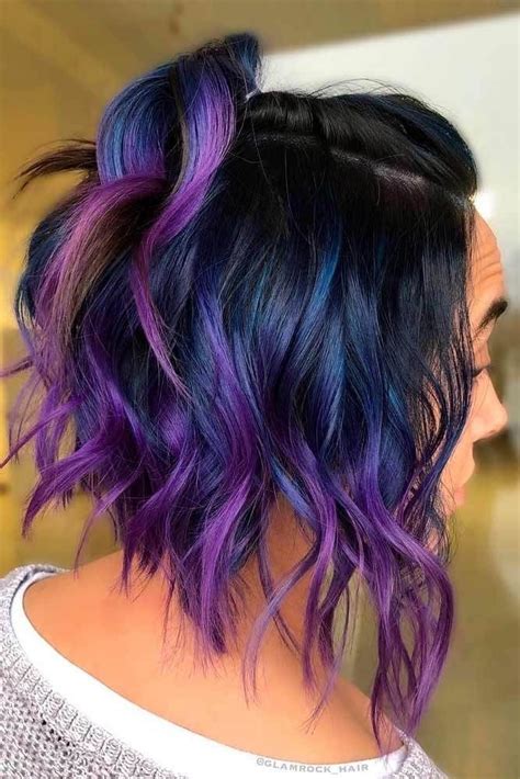 30 Charming Best Purple Hairstyles Color Ideas Lavender Inverted Bob