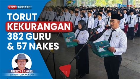 Toraja Utara Kekurangan 382 Tenaga Guru Dan Nakes Untuk Penuhi Kuota