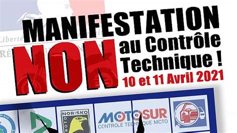 Manifestation Contre Le Contr Le Technique Moto Moto Axxe France