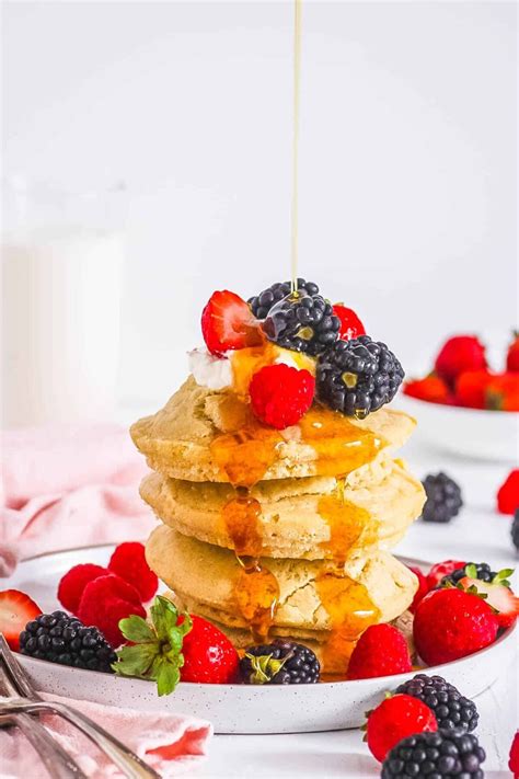 Quick And Fluffy Air Fryer Pancakes No Flipping The Picky Eater