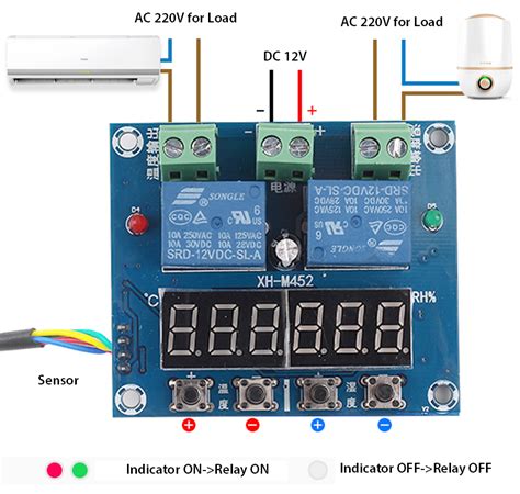 Xh M Temperature And Humidity Thermostat Controller