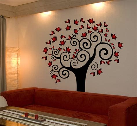 Tree Wall Decal Deco Art Sticker Mural Amazing Colors Etsy