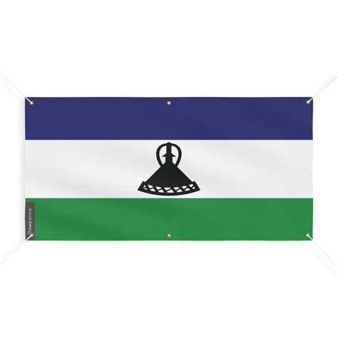 Baner Z Flag Lesotho Oczek X Cm Wykonany Z Poliestru Inny