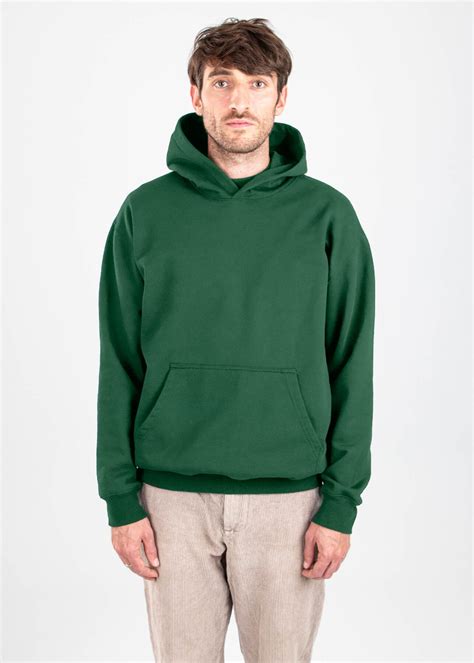 Heavyweight Hoodie Dark Green Studios Tc