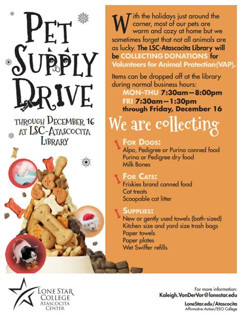 Holiday Pet Supply Drive To Benefit Kingwood Animal Shelter