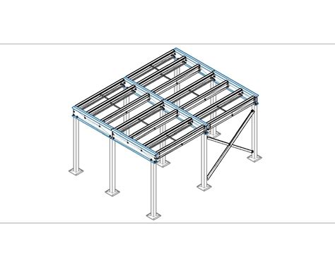 Mezzanine Floor Plan And Elevation