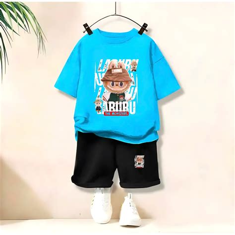 Đồ Bộ Bé Trai Bộ Labubu Hot Trend Thun Cotton NLT Shopee Việt Nam