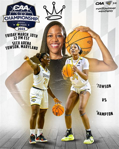 Towson Womens Basketball On Twitter Tournament Time 🐯🏀 🐯🆚 Hampton 📍