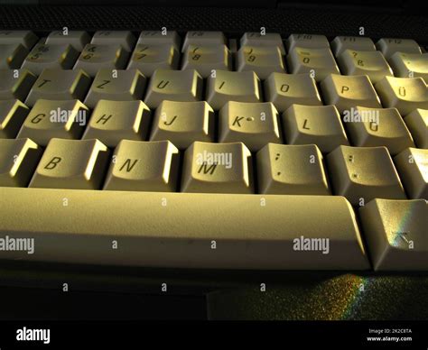 Close Up Studio Shot Of A Computer Keyboard Stock Photo Alamy