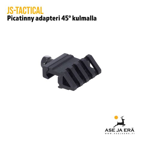 JS Tactical Picatinny Adapteri 45 Kulmalla 45 Asteen Kulmalla Slot