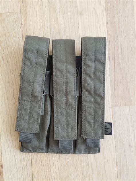 Sold Od Green Triple Smg Magazine Pouch Hopup Airsoft