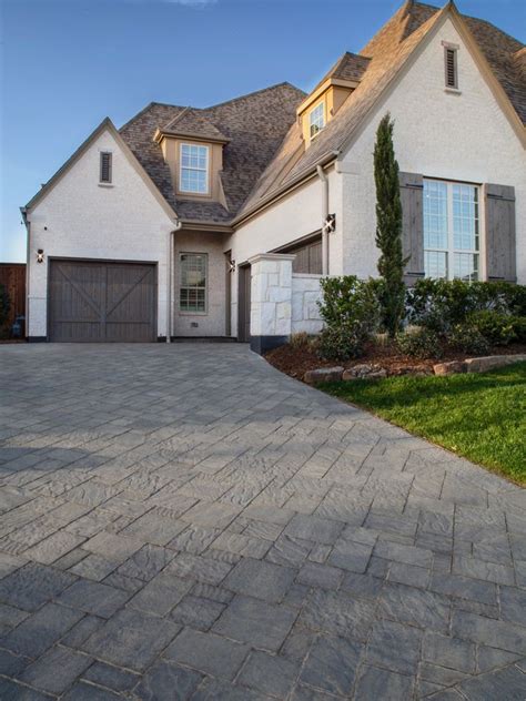 Driveways Black Diamond Paver Stones Landscape