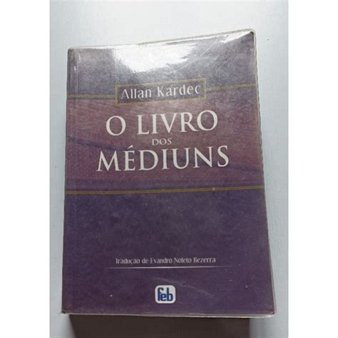 O Livro Dos M Diuns Allan Kardec Shopee Brasil