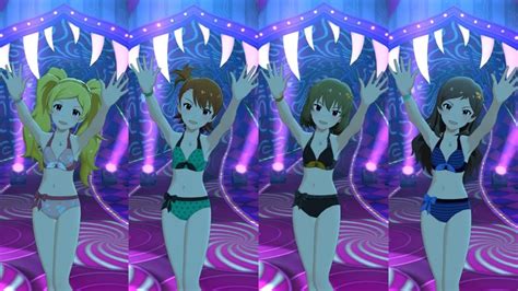 【ミリシタmvソロx4】スペードのq エミリー 双海亜美 永吉昴 北沢志保 超スイムウェア Youtube