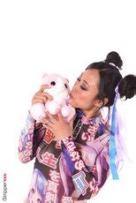 Pretty Girl Ayako Fuji Using A New Dildo On Her Hairy Pussy Photos