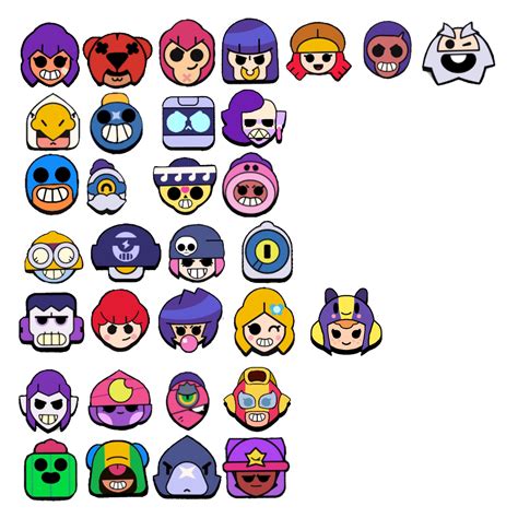 Brawl Stars Brawlers Icon By Seer8 Bit5 On Deviantart