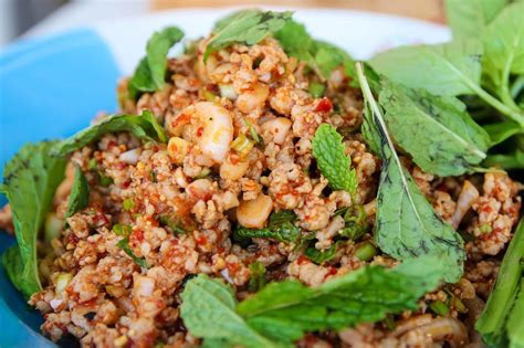 What Is Larb Lao S Famous Spicy And Sour Meat Salad