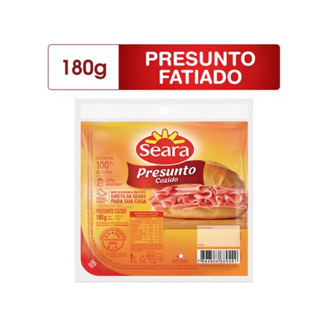 Presunto Fatiado Seara 180g Mercado Pina