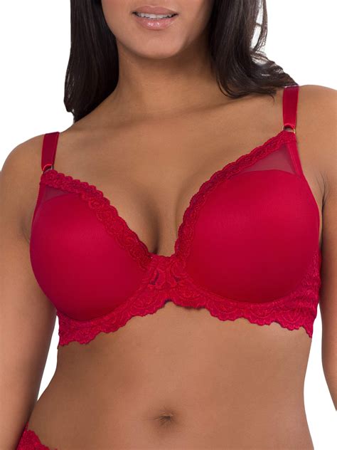 Curvy Plunge Light Lined Bra With Added Support Stylesa989