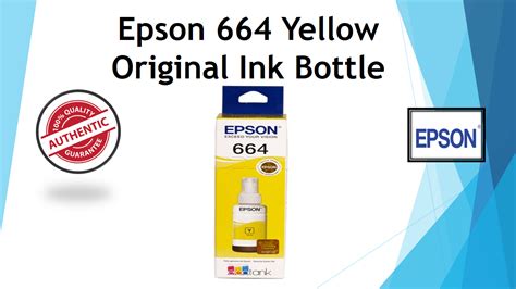 Epson 664 Yellow Genuine Ink Bottle Lazada PH