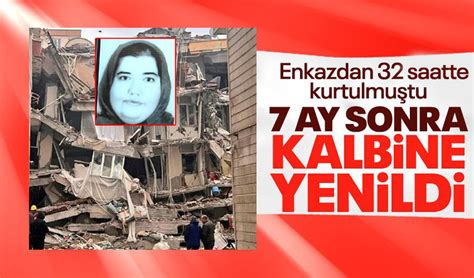 Kahramanmaraş depreminde enkazdan 32 saat sonra kurtarılan kadın 7 ay