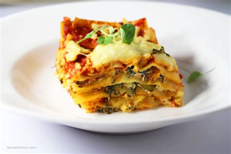 Vegetarian Lasagna Spinach Lasagna Step By Step Recipe