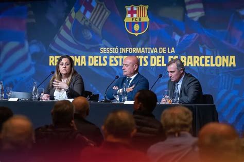 Fc Barcelona El Barça Informa A Sus Socios Sobre La Reforma De Los