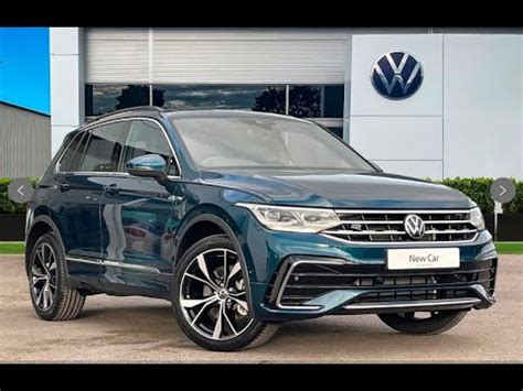 Brand New Volkswagen Tiguan R Line 2 0 TSI DSG 4Motion Nightshade Blue