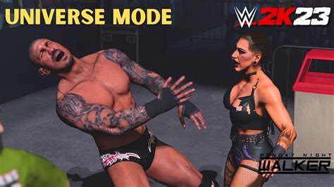 Having A Hardcore Match In The Crowd Wwe 2k23 Universe Mode And Custom