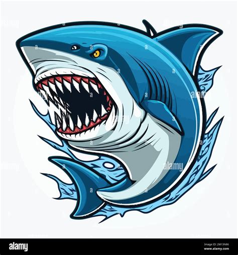 Swimming Prey In The Mouth Stock Vector Images Alamy