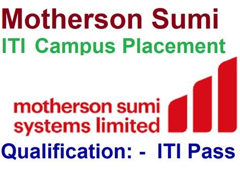 Motherson Sumi Iti Campus Placement Iti Jobs