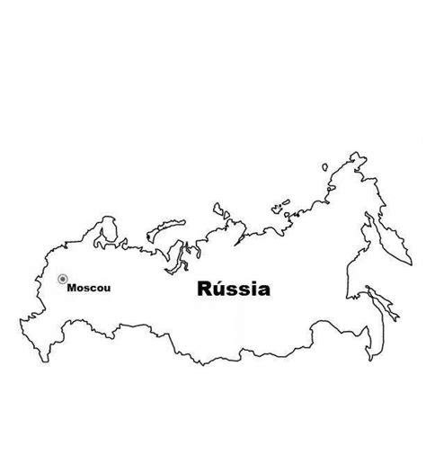 Карта россии для детей дошкольного возраста распечатать - 92 фото