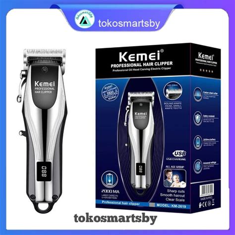 Jual KEMEI KM 2619 Alat Cukur Rambut Profesional Tanpa Kabel