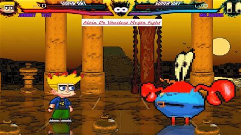 Mugen Johnny Test Vs Mr Krabs Request YouTube