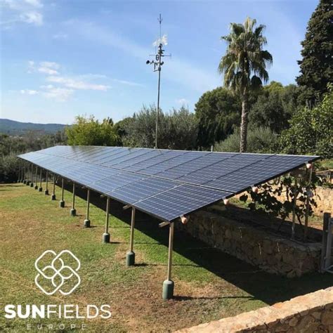 Tipos De Sistemas De Montaje Suelo Tejado De Paneles Solares