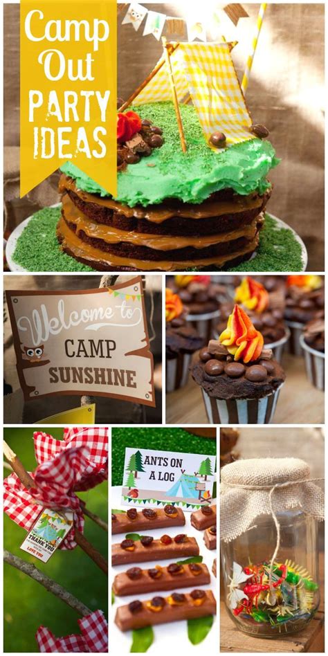 Summer Camp Sunshine Camping Party Catch My Party Camping Themed