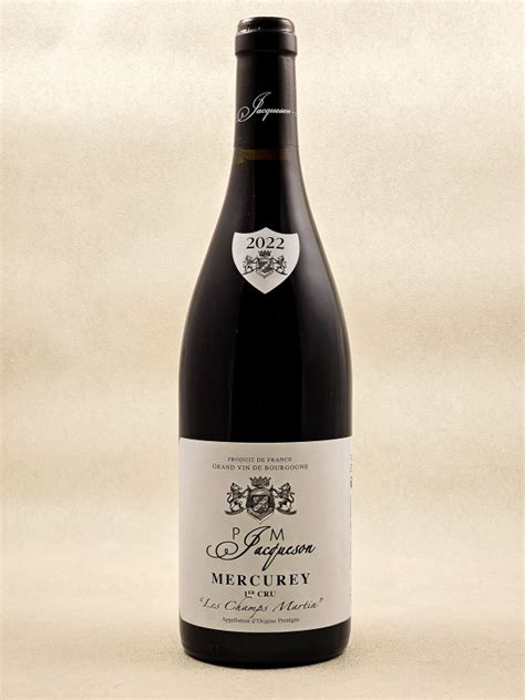 Jacqueson Mercurey 1er Cru Les Champs Martin 2022 Prestige Cellar