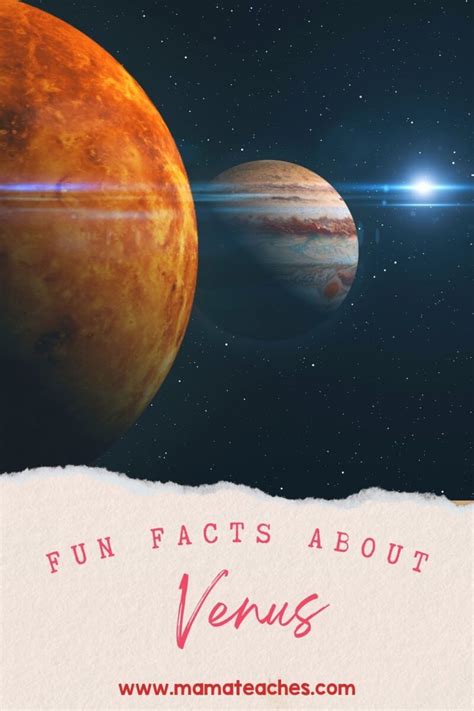 Fun Facts About Venus - Mama Teaches