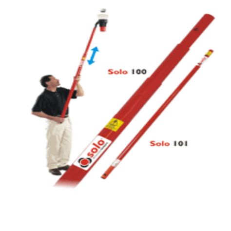 Abs Red Solo Telescopic Access Poles For Fire Detector