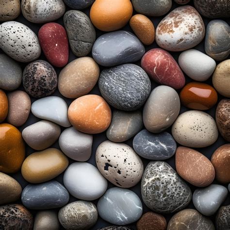 Premium AI Image | Pebbles Texture